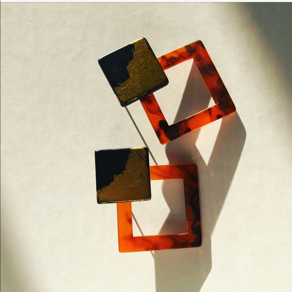Acrylic Square earrings